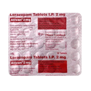 Lorazepam 2MG Tablets (Pfizer)