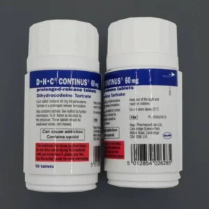 DHC Continus 60mg tablets containing dihydrocodeine for moderate to severe pain relief