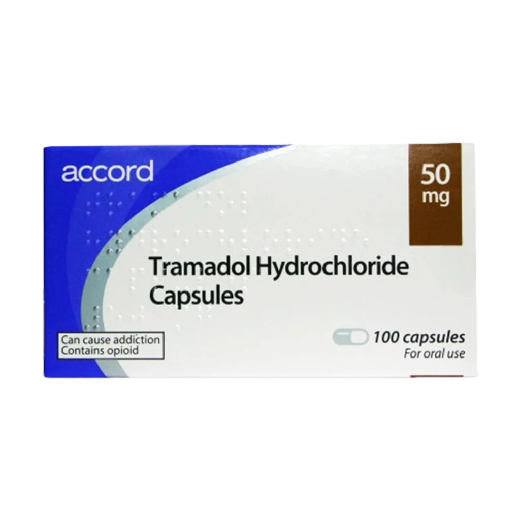 Buy Tramadol 50mg tablets in the UK for effective relief of moderate to severe pain.