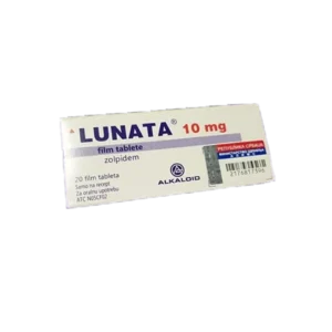 Zolpidem Tartrate 10mg Lunata tablets for short-term insomnia treatment and sleep support