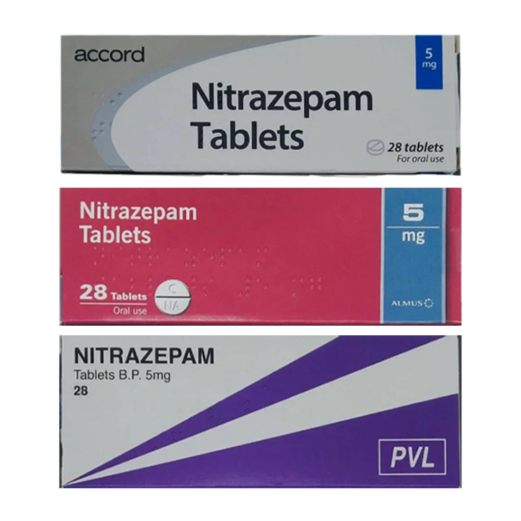 Nitrazepam 5 mg tablets in the UK